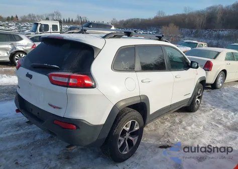 2017 Jeep Cherokee Trailhawk 4X4 z USA, uszkodzony, nr VIN 1C4PJMBS9HW664811
